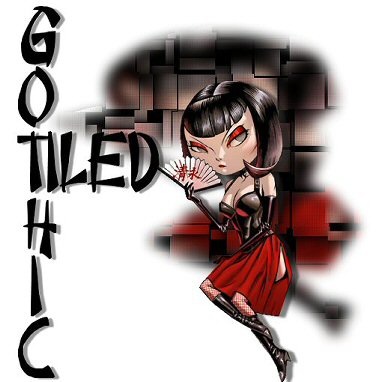 Gothic Tiled Tag