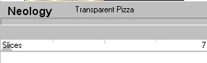 Transparent Pizza