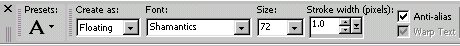 text tool