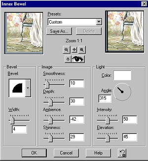 Bevel Settings