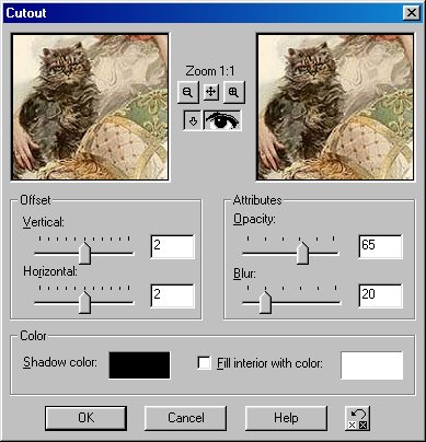 Cutout Settings