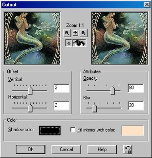 Cutout Settings