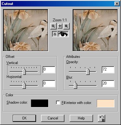 Cutout Settings