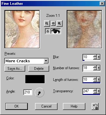 Texture / Fine Leather Settings