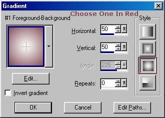 Gradient Settings