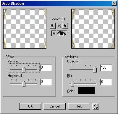 Drop Shadow Settings
