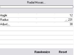 radial mosaic