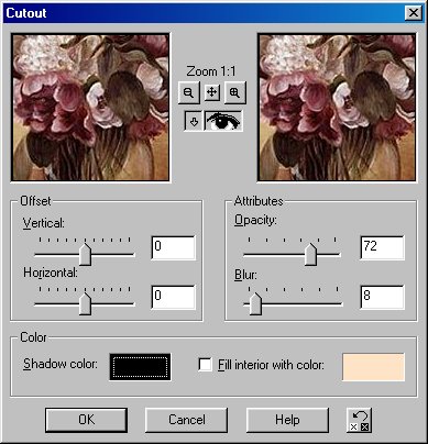 Cutout Settings