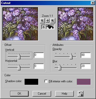 Cutout Settings