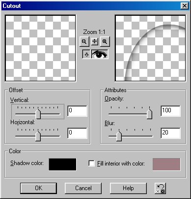 Cutout Settings