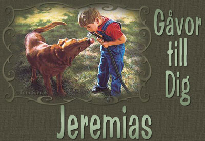 Gratulationer Jeremias 9 november